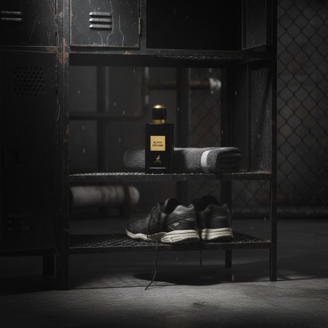 black origami locker room gym lelaki malaysia