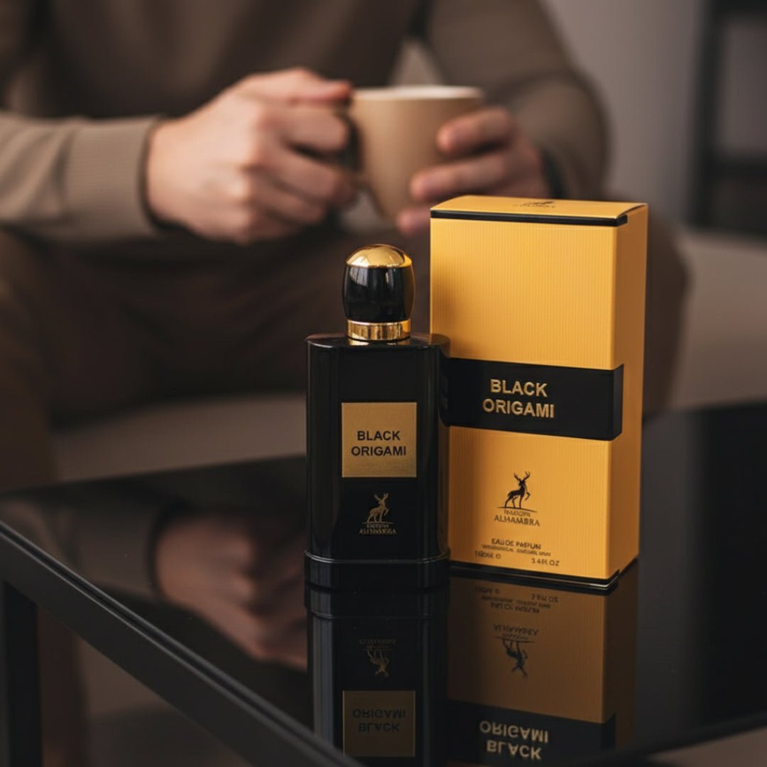 black origami meja kopi lelaki rumah malaysia