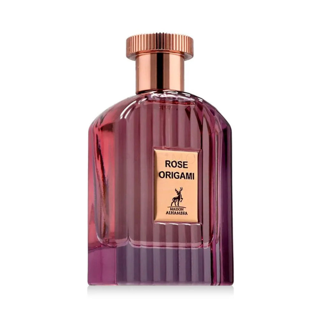 Botol Rose Origami Alhambra wangian unisex bau bunga rose woody pilihan ramai Malaysia