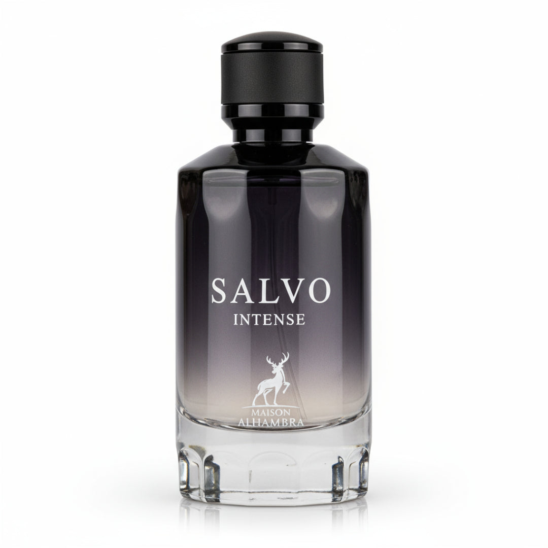 Botol Salvo Intense Alhambra wangian lelaki bau citrus aromatic pilihan ramai Malaysia