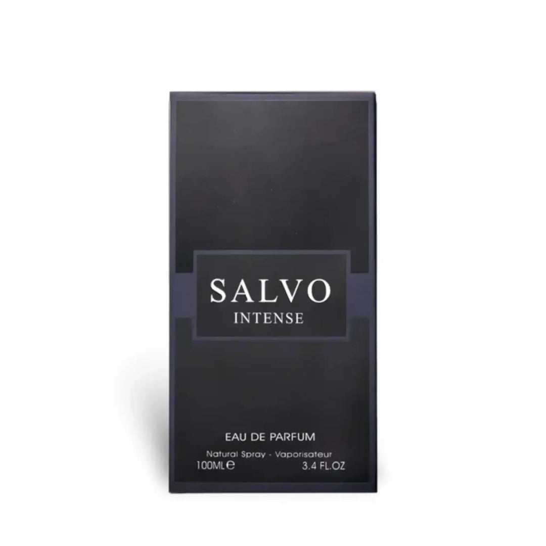 Salvo Intense perfume lelaki aroma woody amber spicy sesuai daily wear Malaysia