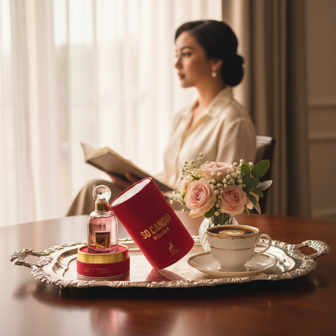 so candid wanita melayu sarapan katil suasana lembut