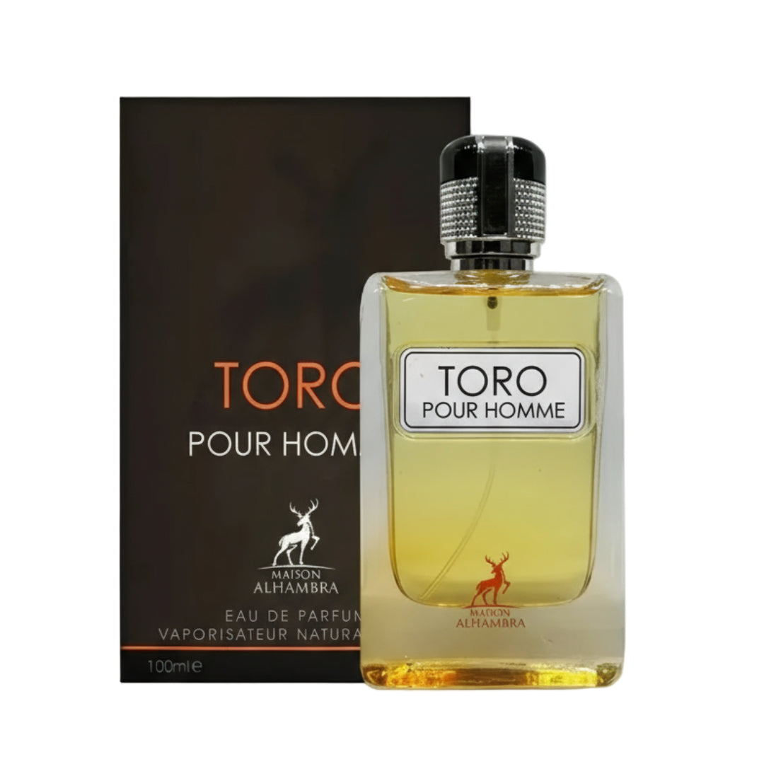 Toro Pour Homme 100ml EDP &ndash; Maison Alhambra Perfume for Men (Bold Woody Amber Scent)
