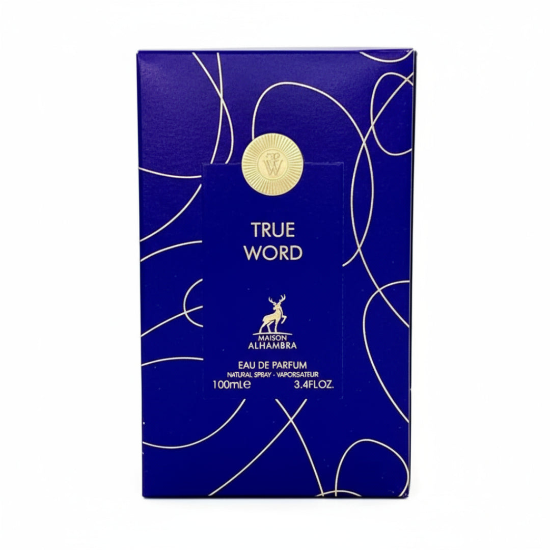 True Word Maison Alhambra perfume unisex tahan lama aroma woody amber sesuai malam Malaysia