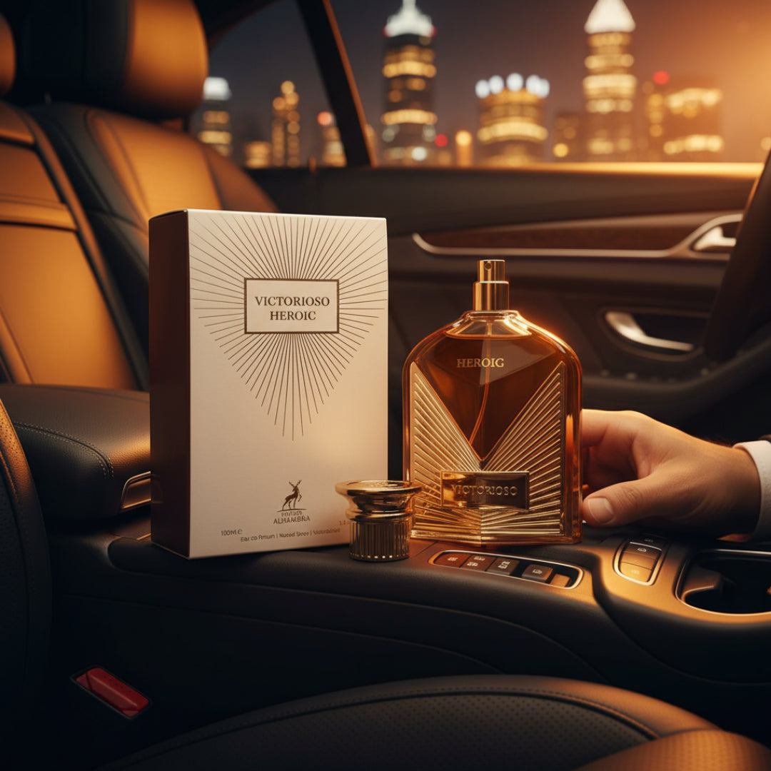 Victorioso Heroic dalam kereta, suasana malam gentleman Malaysia