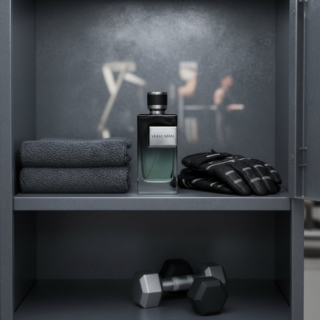 Yeah 100ml dalam loker gym &ndash; minyak wangi lelaki aktif Malaysia