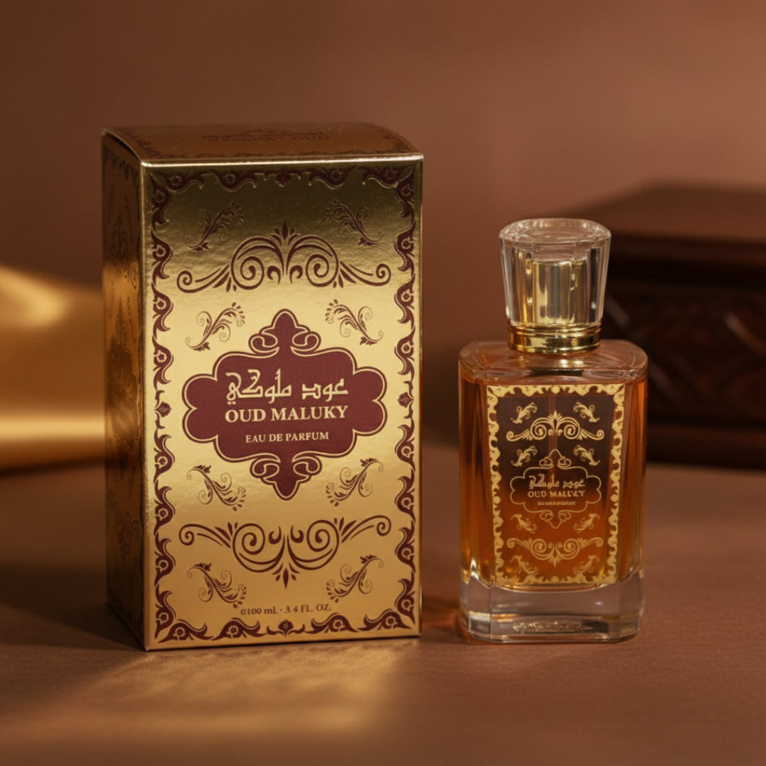 oud maluky studio emas coklat arab unisex malaysia
