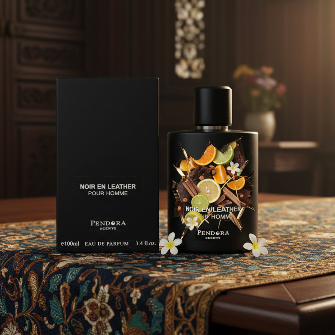Haruman premium Noir En Leather Pendora Scents &ndash; bau kulit mewah &amp; woody untuk lelaki Malaysia