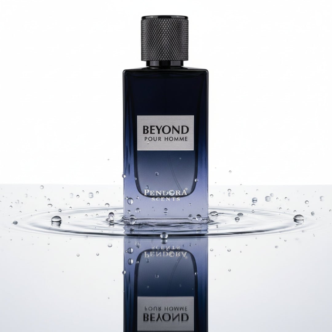 Beyond Pour Homme dengan refleksi air &ndash; perfume fresh lelaki Malaysia