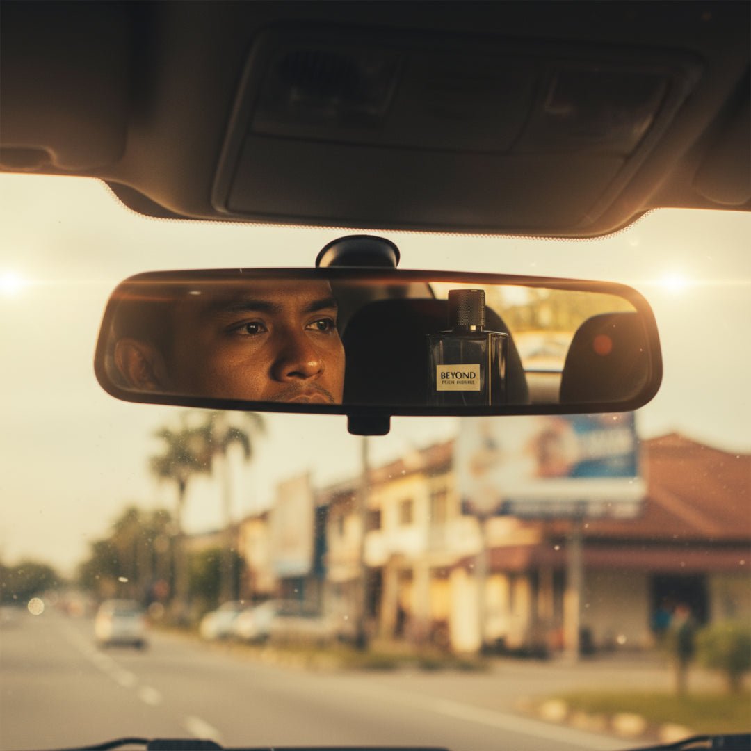 Pendora Scents Beyond Pour Homme perfume bottle and packaging on a white background