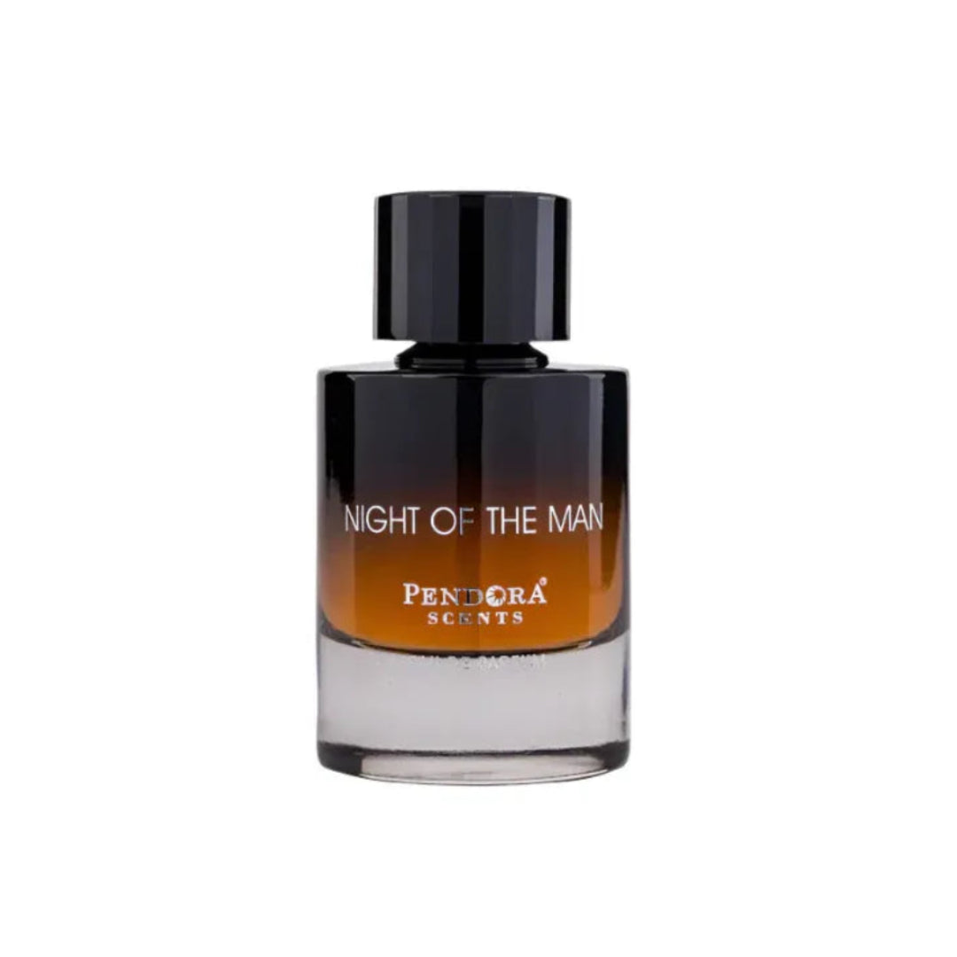 Botol Night of the Man Pendora Scents wangian lelaki bau woody amber pilihan ramai Malaysia