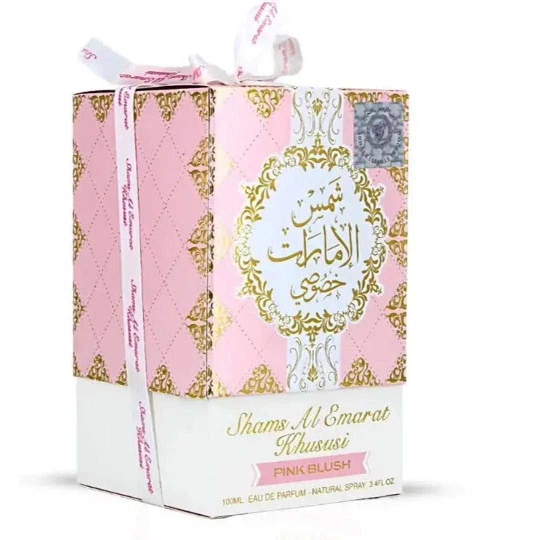Pink Blush Shams Al Emarat Khususi Eau De Parfum Spray 100ML her Ard Al Zaafaran 
