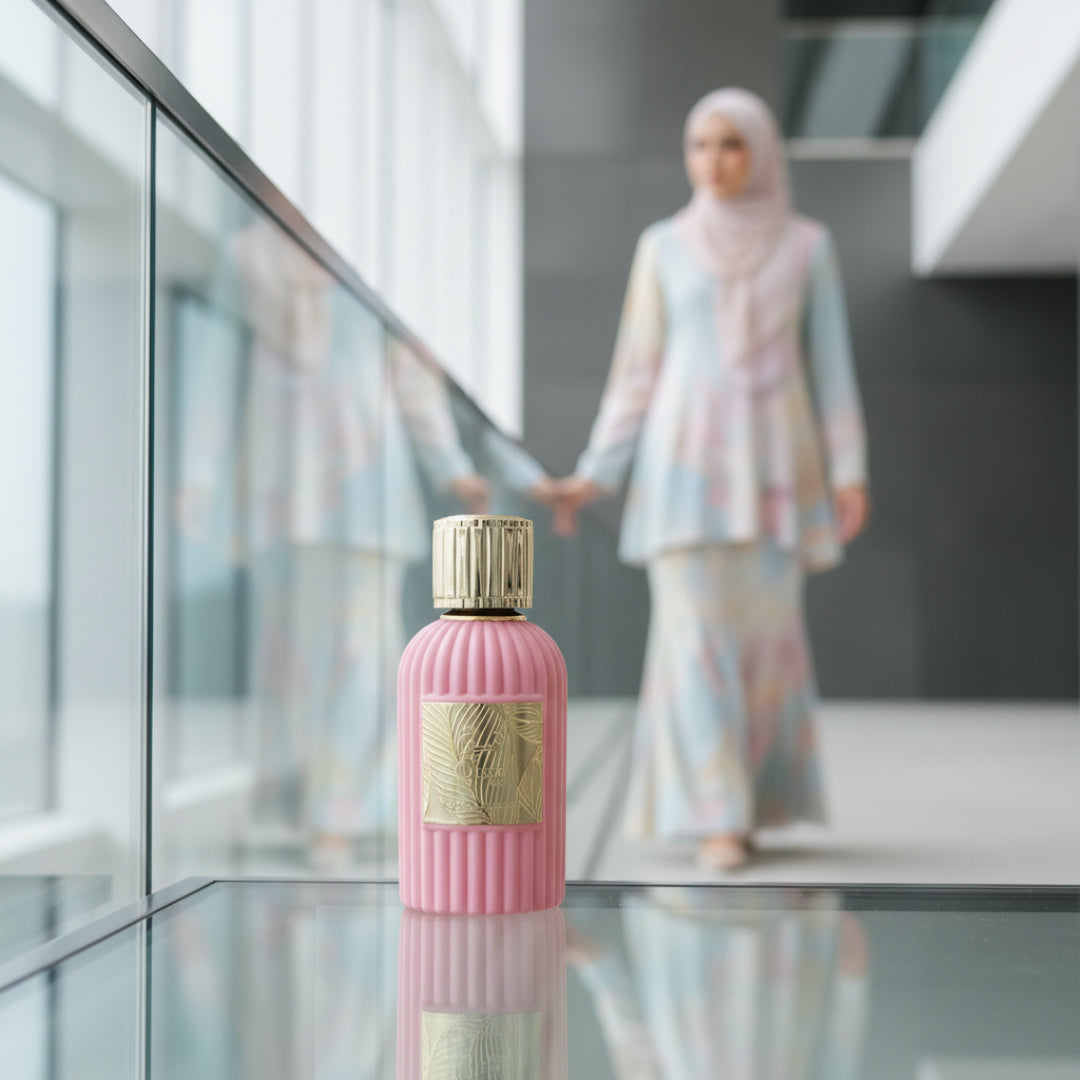 Qissa Pink di NU Sentral jambatan kaca