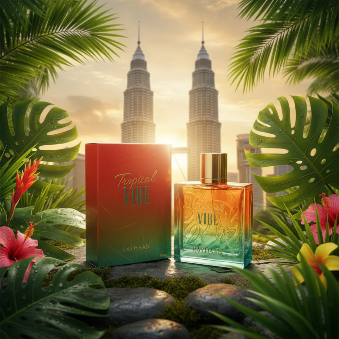rayhaan tropical vibe perfume outdoor klcc tropika malaysia