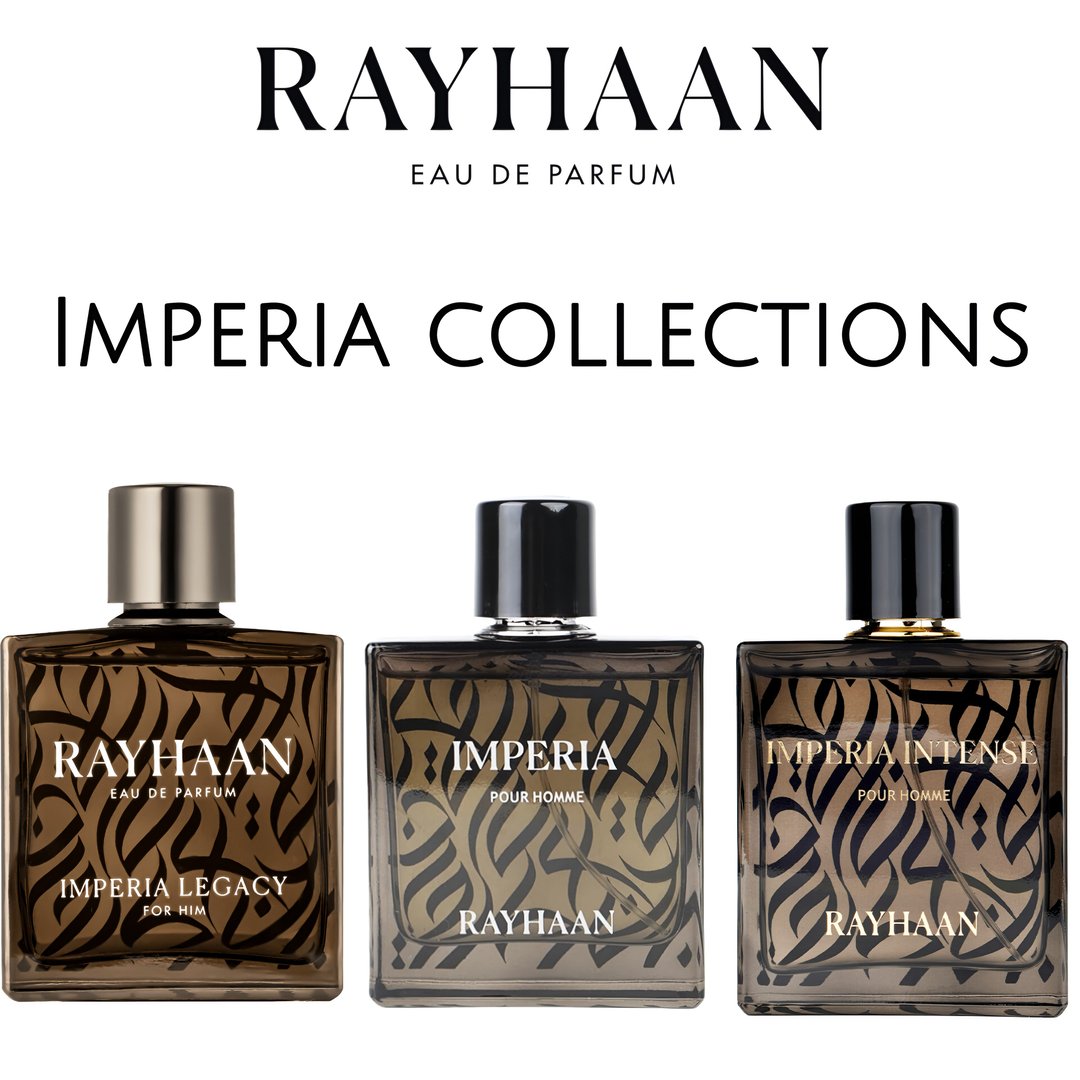 Rayhaan Rayhaan Imperia Collection &ndash; Imperia, Imperia Intense &amp; Imperia Legacy &ndash; 100ml EDP feature on homepage bottle - view 2 - Premium fragrance collection Malaysia