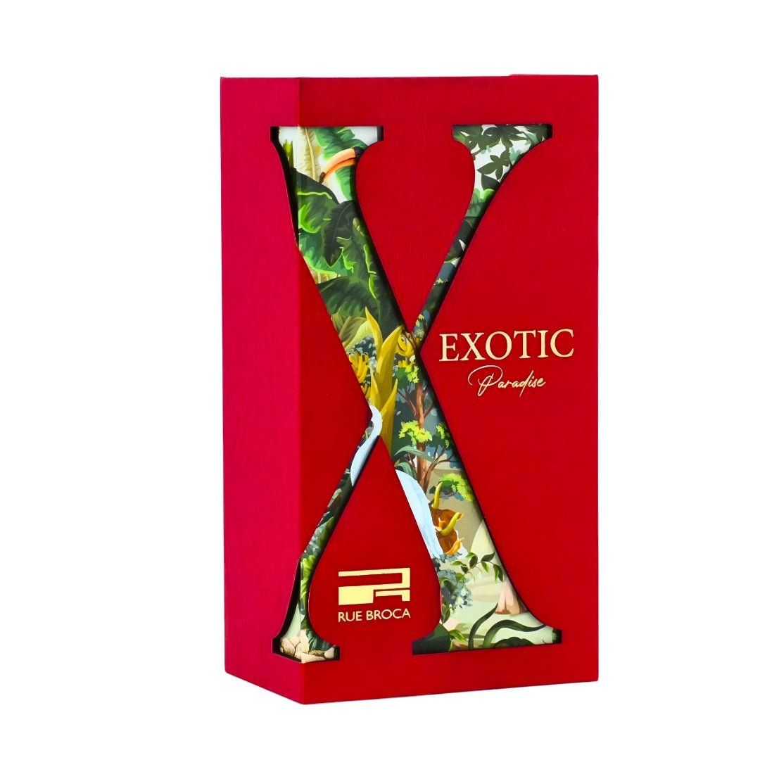 Botol Exotic Paradise Rue Broca minyak wangi wanita viral Malaysia aroma sweet floral sesuai outing