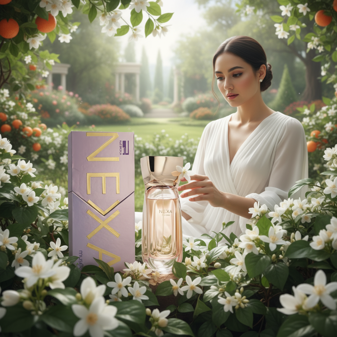 Rue Broca Nexa Musee perfume bottle with jasmine orange blossom garden women fragrance Malaysia