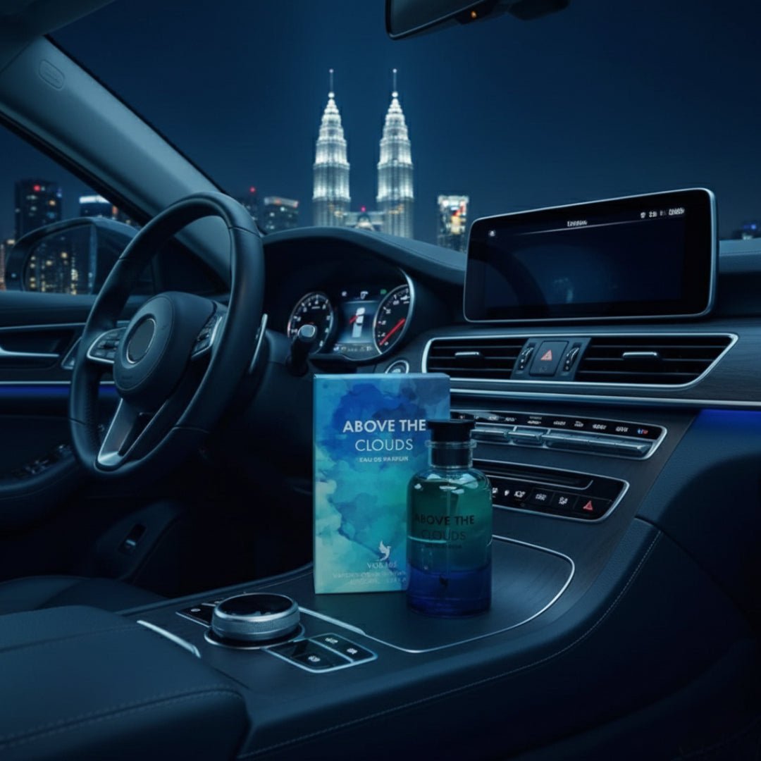 above the clouds stereng kereta malam klcc malaysia