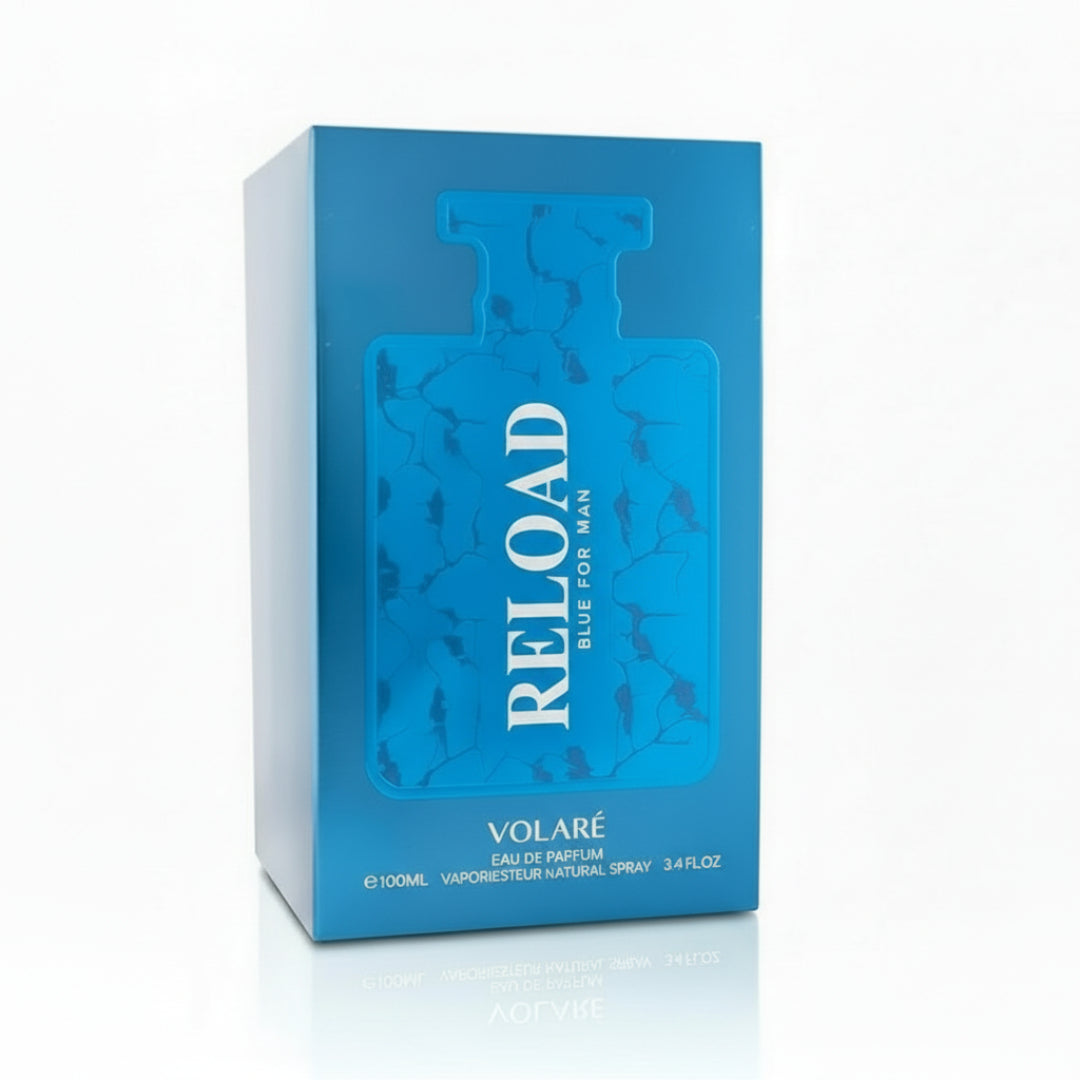Reload Blue Volare Boss Man perfume lelaki aroma fresh clean sporty sesuai kerja Malaysia