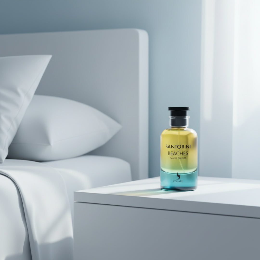 santorini beaches wanita bilik tidur putih biru malaysia