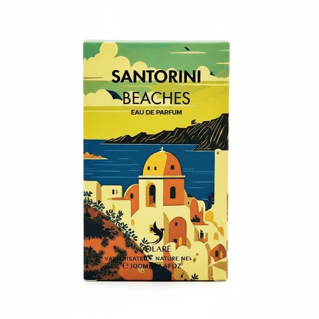 Santorini Beaches Volare perfume wanita aroma creamy tropical clean sesuai outing Malaysia