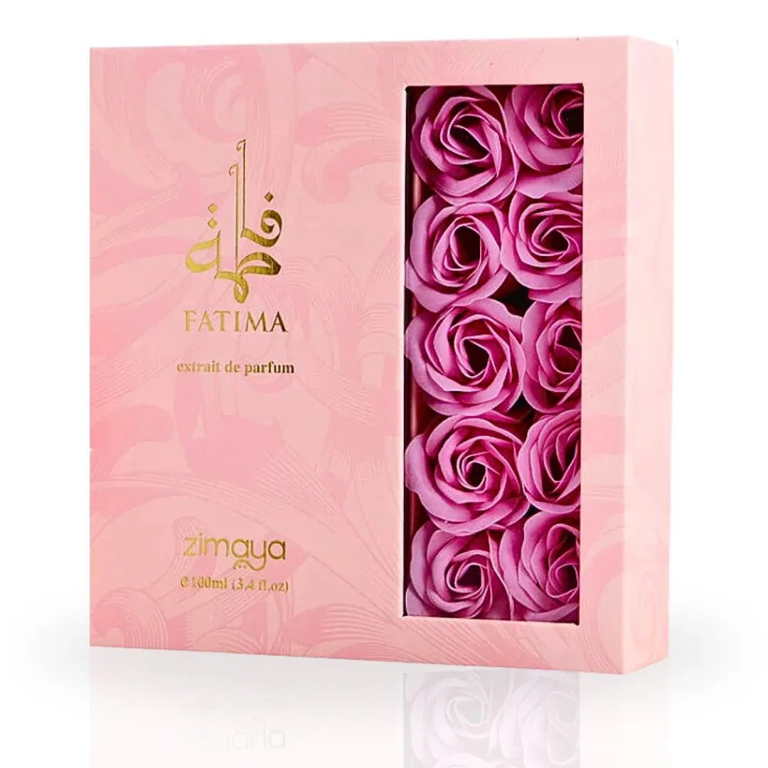 Haruman premium Fatima Extrait Zimaya &ndash; bau rose, vanilla &amp; ambergris tahan seharian Malaysia