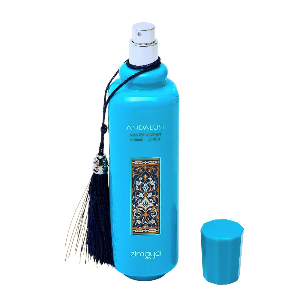 Minyak wangi lelaki Andalusi Blue by Zimaya &ndash; bau fresh spicy, citrus &amp; woody yang menawan Malaysia