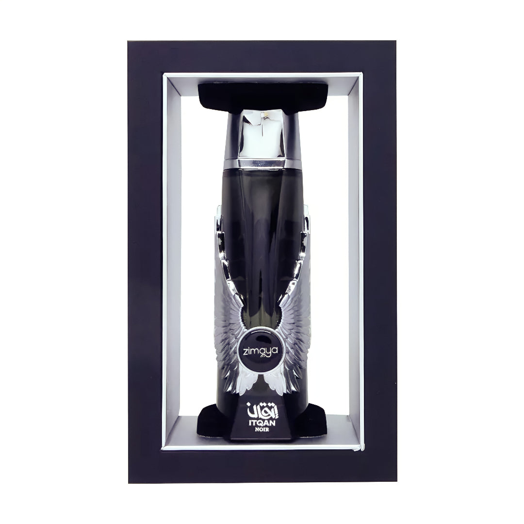 Minyak wangi lelaki Itqan Noir by Zimaya &ndash; bau segar dan elegant untuk lelaki moden Malaysia