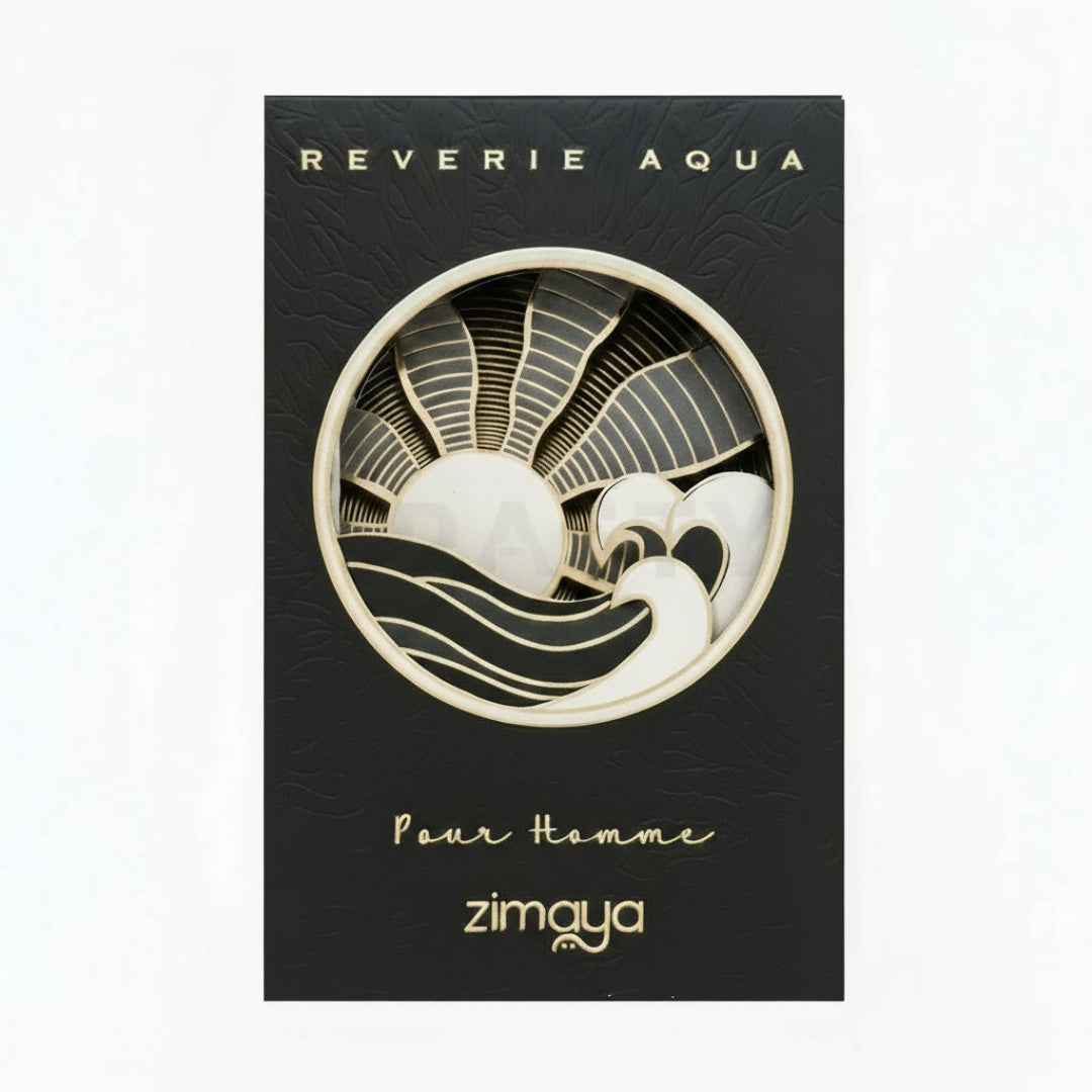 Perfume lelaki Reverie Aqua Zimaya original Malaysia &ndash; minyak wangi cardamom, cinnamon &amp; basil padu