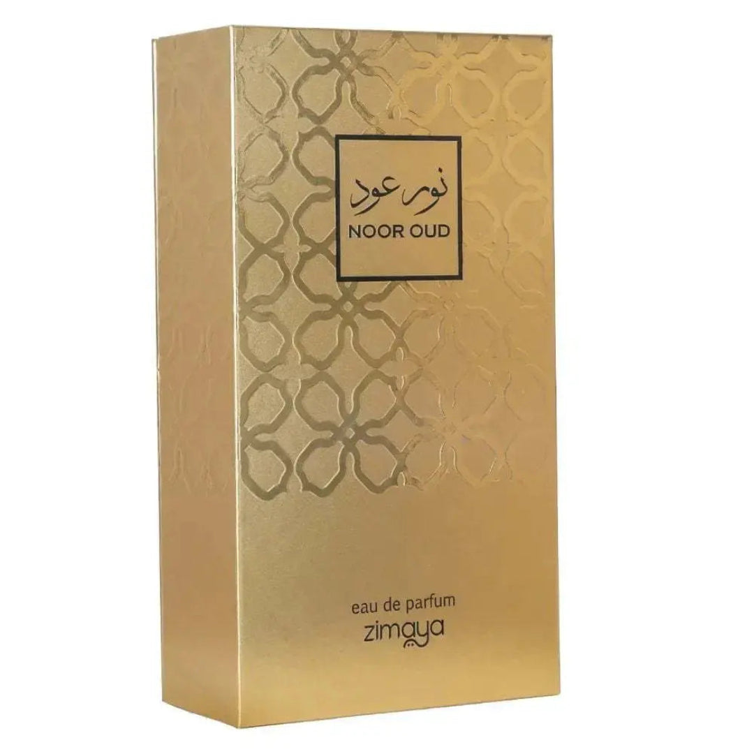 Perfume unisex Noor Oud Dubai Zimaya original Malaysia &ndash; minyak wangi saffron, rose &amp; agarwood yang padu