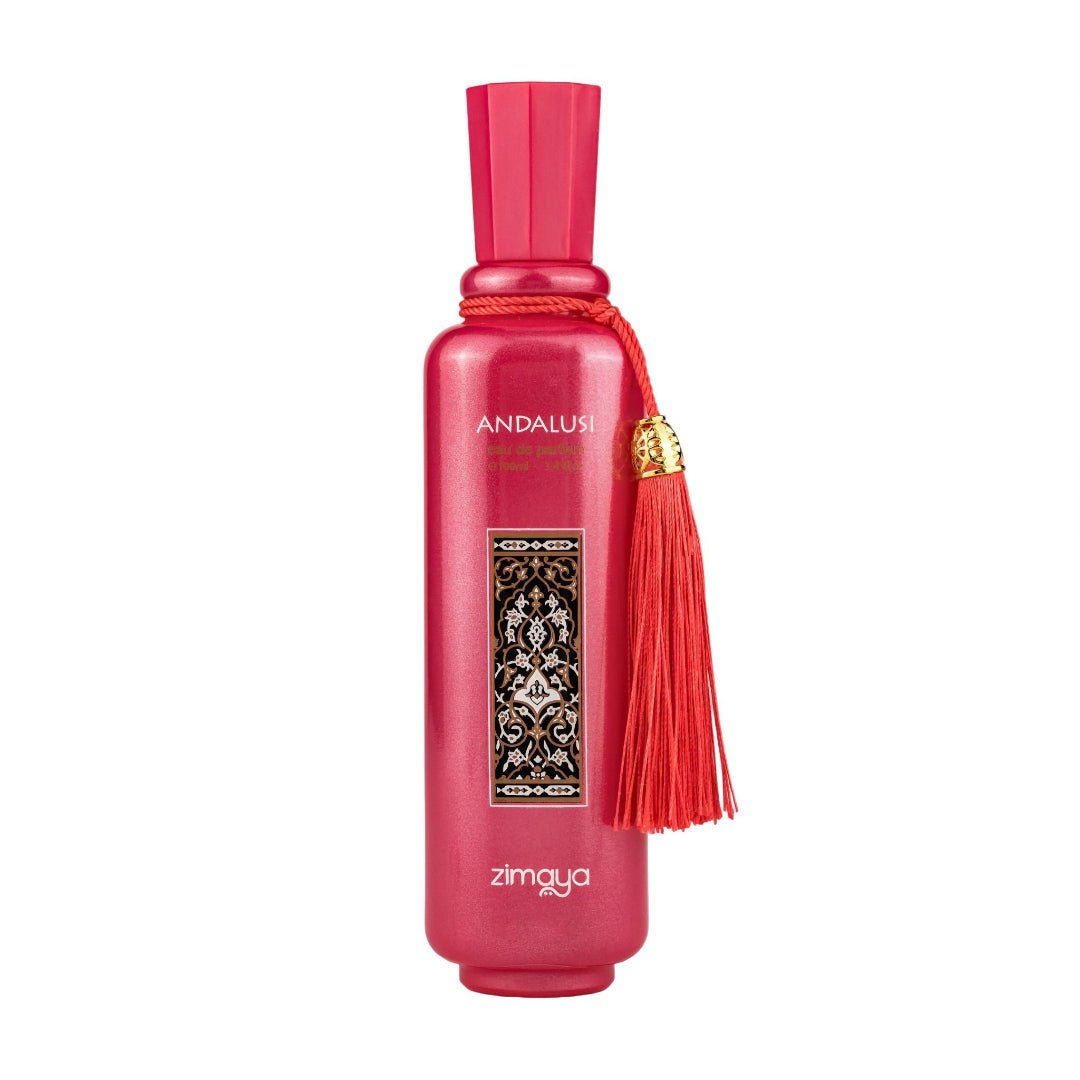 Perfume wanita Andalusi Pink Zimaya original Malaysia &ndash; minyak wangi bunga putih &amp; woody premium