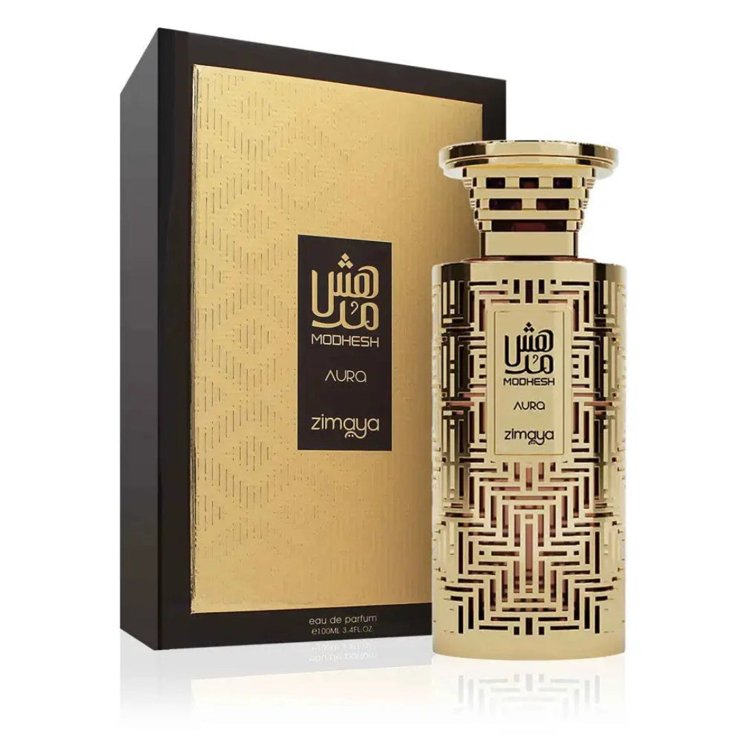 Zimaya Modhesh Aura Pour Homme 100 ml EDP &ndash; haruman Arab lelaki moden bau mewah Malaysia