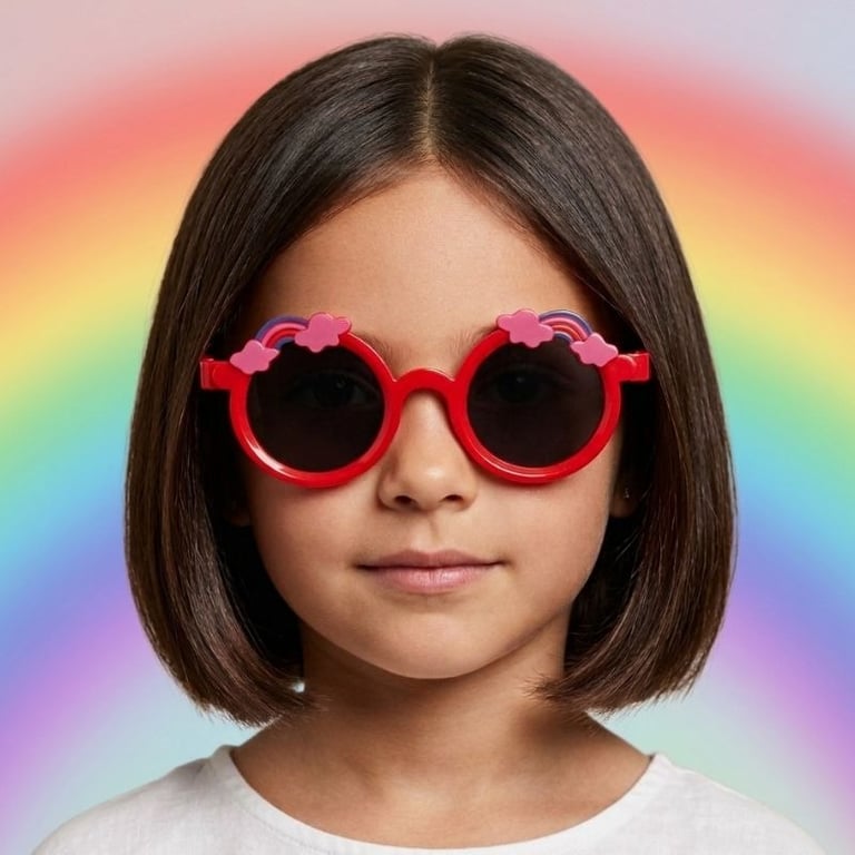 Óculos de Sol Infantil de Arco-Irís