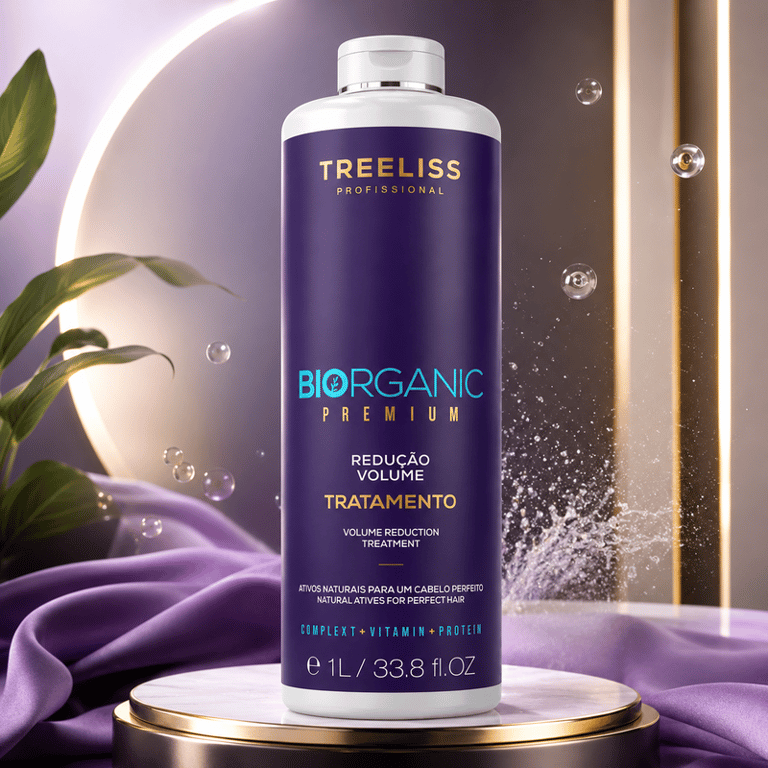 Progressiva Alisamento Tratamento Redução de Volume Biorganic Premium Treeliss 1L