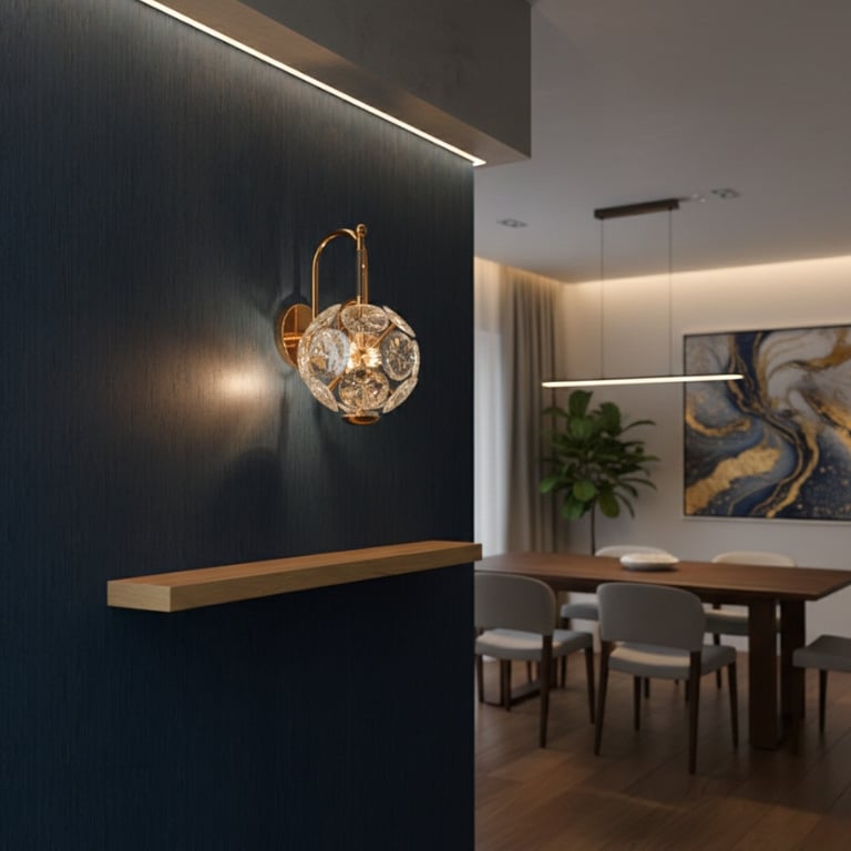 Arandela de Cristal Premium