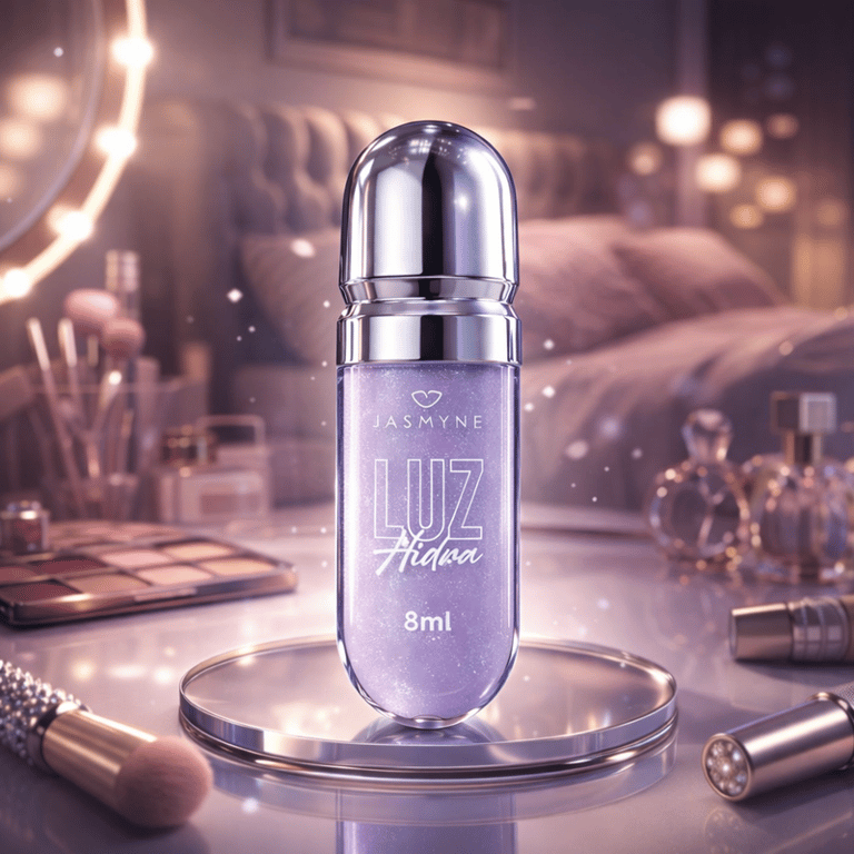 Gloss Luz Hidra Lilás Brilhante Jasmyne 8ml