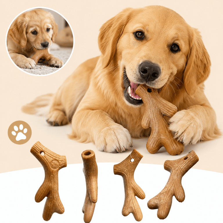 Brinquedo Mordedor Galho Resistente Para Pets