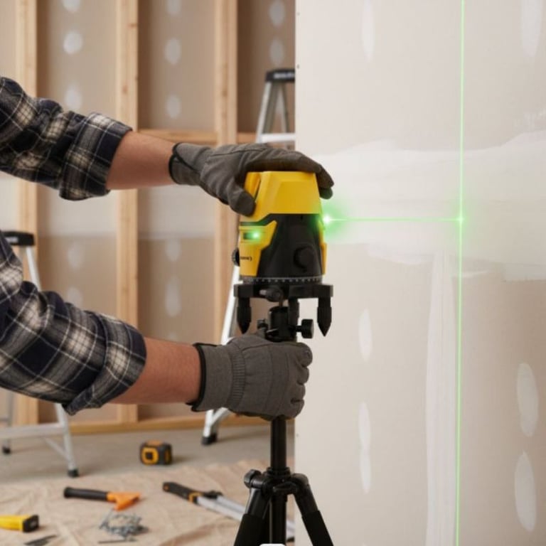 Nível A Laser 5 Linhas Verde Com Maleta E Bateria Recarregável
