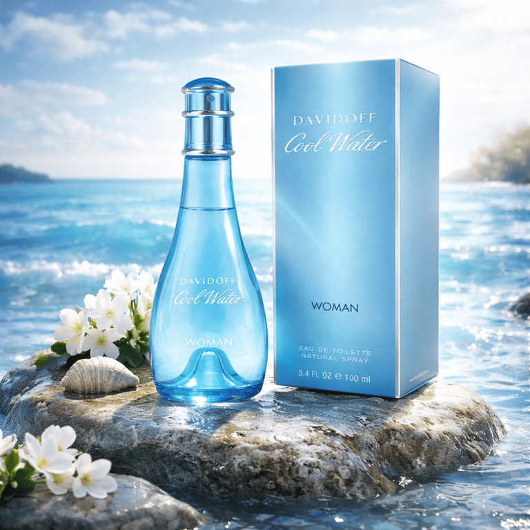 Perfume Davidoff Cool Water Woman Eau De Toilette Feminino 100ml
