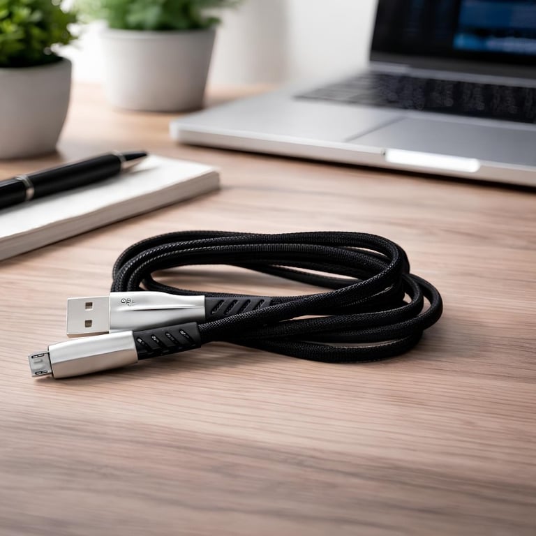 Cabo Micro USB Alta Resistência Para Carga E Transferência De Dados