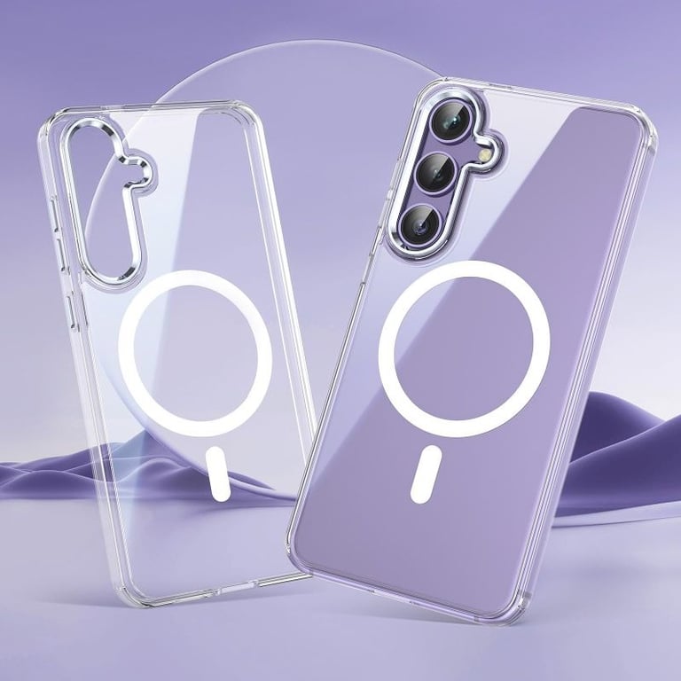 Capa Magnética Magsafe Samsung Transparente Para Carregador de Indução