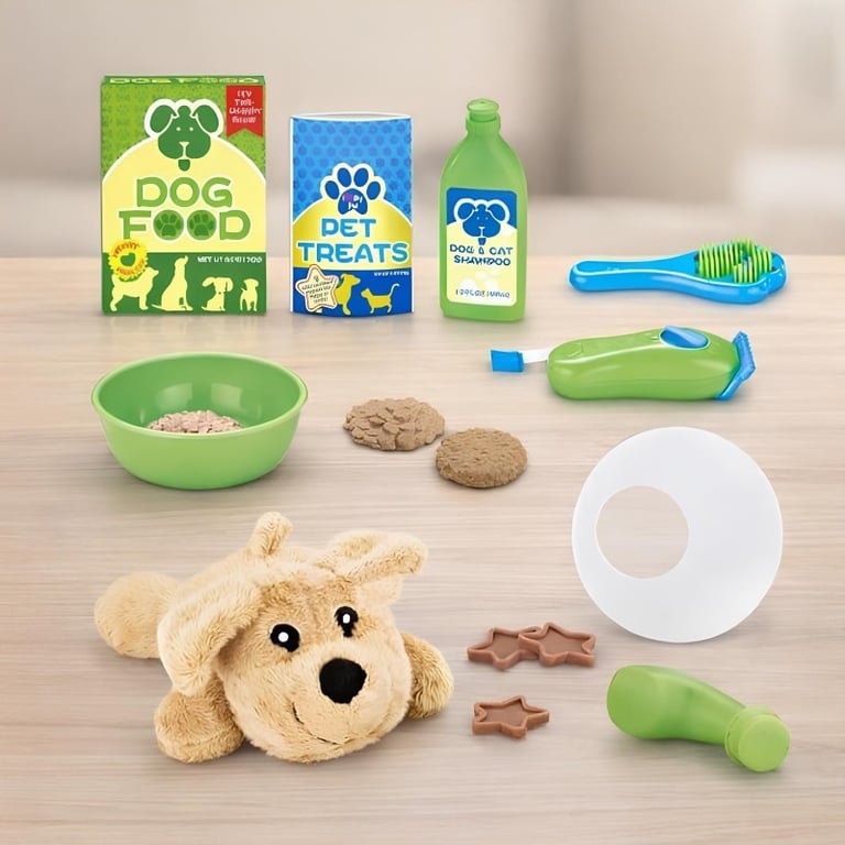 Kit Veterinário Infantil Meu Amiguinho Peludo 14 Peças 