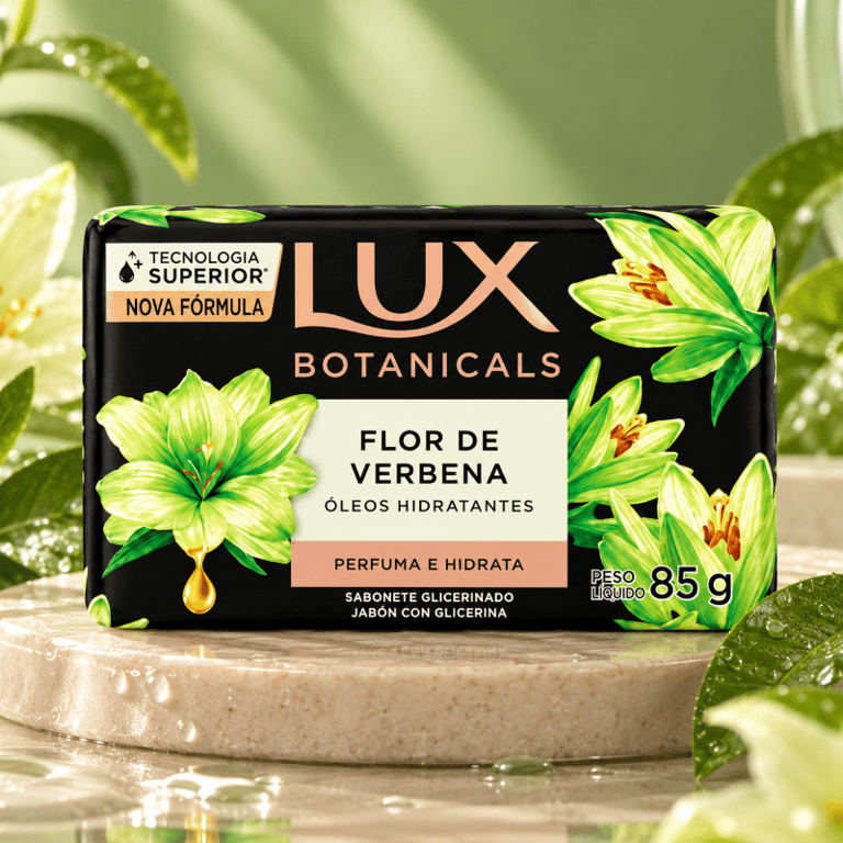 Sabonete Glicerinado em Barra Flor De Verbena Lux 85g
