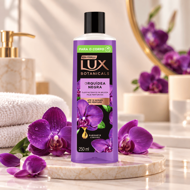 Sabonete Líquido Corporal Orquídea Negra Lux 250ml