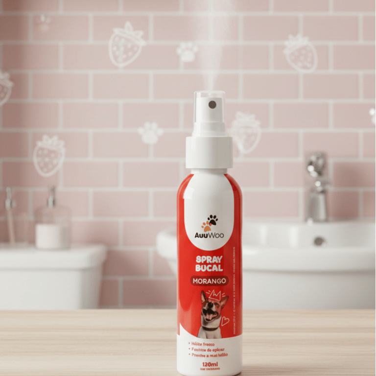 Spray Bucal Pet Sabor Morango 120ml