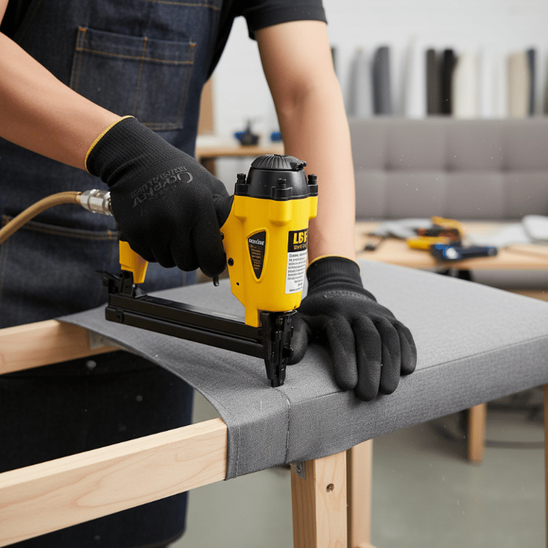 Grampeador Pneumático Profissional Grampo 10 22MM