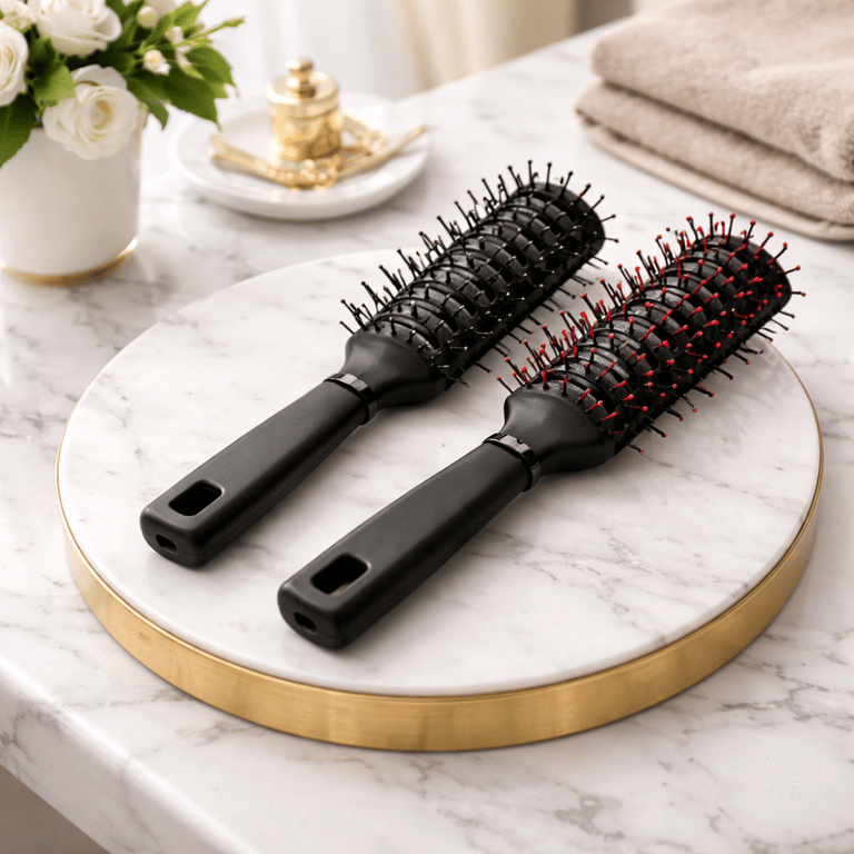 Escova De Cabelo Vazada Costela Cores Sortidas