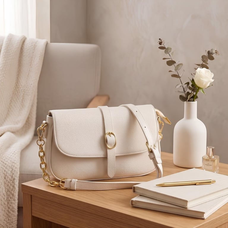 Bolsa Tiracolo De Silhueta Clean E Acabamento Minimalista