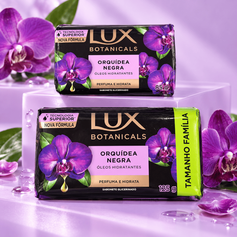 Sabonete Glicerinado em Barra Orquídea Negra Lux