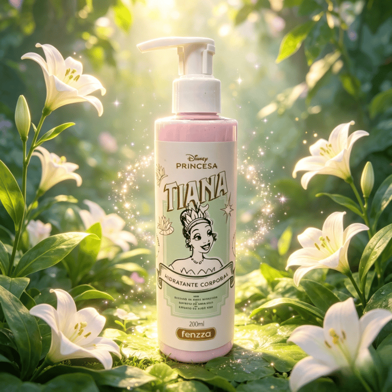 Hidratante Corporal Tiana Princesa Disney Fenzza 200ml
